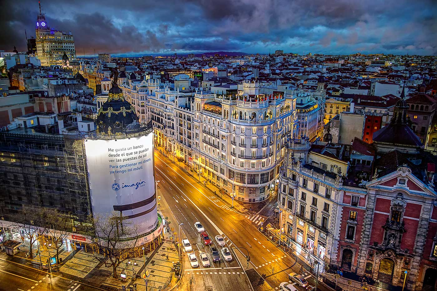 Madrid at night