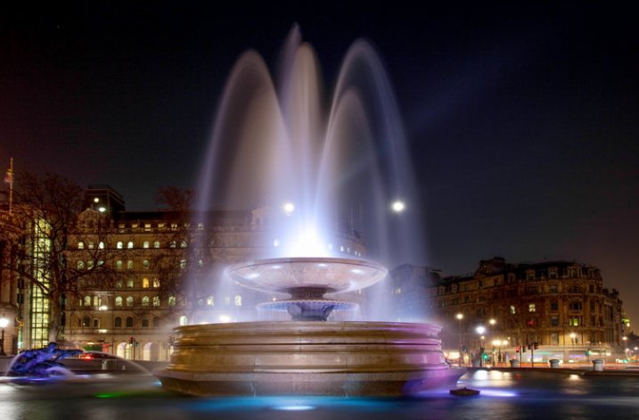 Fountain Night Photography